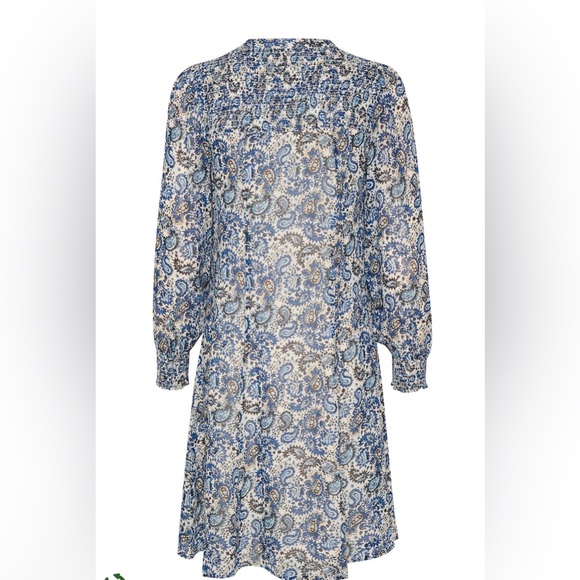 Part Two RinettePW Dress Blue Paisley Print brand new with tag - Picture 3 of 8